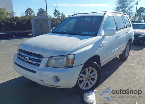 2007 Toyota Highlander Hybrid V6 from USA, damaged, VIN JTEHW21A970040930